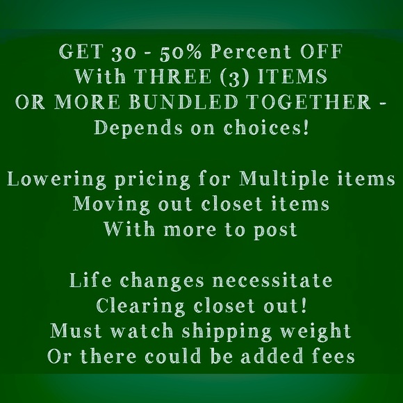 Moving and Shaking Items to GOOOOOO! Bundle 3 or more items and I will offer…… - Picture 1 of 1